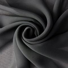 Шифон, 85 гр/м2, 150 см, чёрный