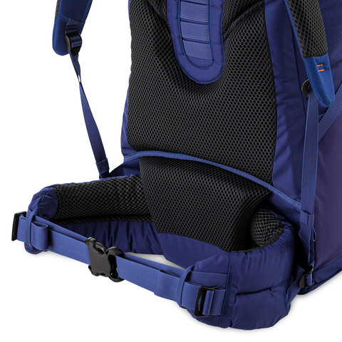 Картинка рюкзак туристический Kanrock Charger 90+15 Deep Blue/Blue - 11