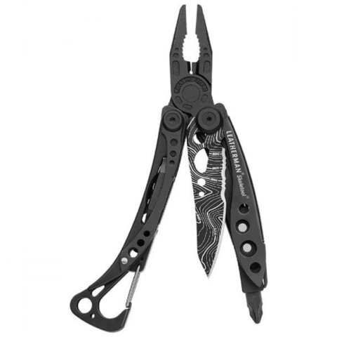 Мультитул Leatherman Topo Skeletool 100 mm, 7 функций, чёрный (832755)