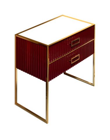 Boheme Monaco 866-100-RG Тумба, цвет: бордо глянец, золото