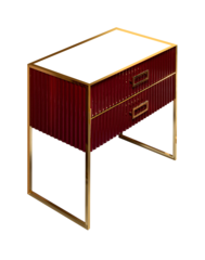 Boheme Monaco 866-100-RG Тумба, цвет: бордо глянец, золото фото