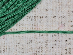 Шнур полипропиленовый вязаный 5 мм, зелёный