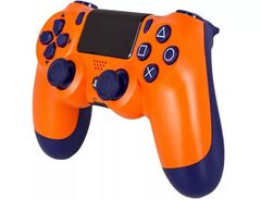 Беспроводной геймпад DualShock 4 для PS4 (Sunset Orange (оранжевый закат), 2ое поколение, China)