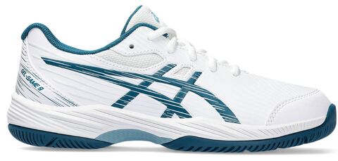 Детские теннисные кроссовки Asics Gel-Game 9 GS - white/restful teal