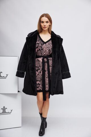 Liu Jo Эко-шуба с логотипами