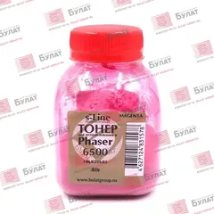 Тонер БУЛАТ s-Line Xerox Phaser 6500 (Пурпурный, банка 40 г)