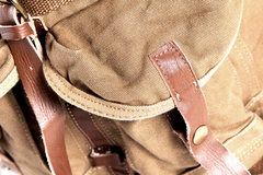 Винтажный Рюкзак из ткани Virginland 96 khaki