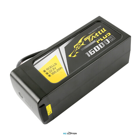 АКБ Gens Ace Tattu Plus 16000mAh 22.2V 15C 6S1P Lipo Battery Pack