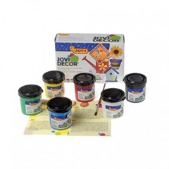 Краски Jovi Акриловые 6 цветов*55мл с кистью 670