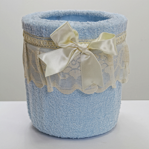 Ведро для мусора в ванную 20 Old Florence Buratto голубое