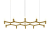 Люстра Crown Plana 10 Gold L158