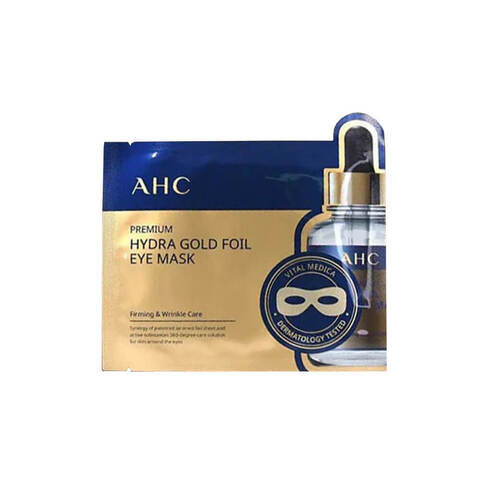 AHC﻿ Premium Hydra Gold Foil Eye Mask омолаживающая маска вокруг глаз с коллагеном и золотом