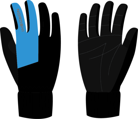 Лыжные перчатки Nordski Motion Black/Blue WS