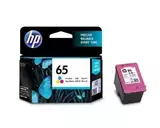 Струйный картридж оригинальный N9K01AA (№65) для HP Deskjet 2624, 2652, 2655, 3722, 3752 /3755, 3758, триколор, водорастворимый тип, 100 к.