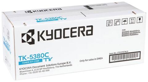 Тонер-картридж Kyocera TK-5380C для Kyocera PA4000cx, MA4000cix, MA4000cifx 10 000стр.