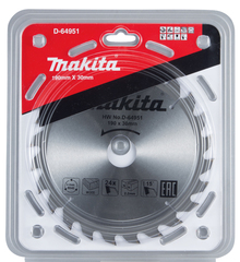 Пильный диск для дерева Makita 190x30x2.2/1.4x24T D-64951