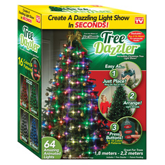 Конусная гирлянда Tree Dazzler - 64 лампы - на новогоднюю елку