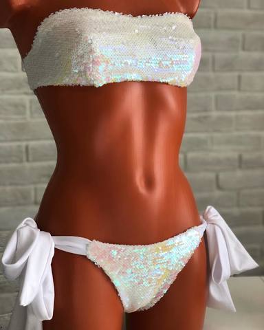 Купальник бандо SHINE BANDO WHITE