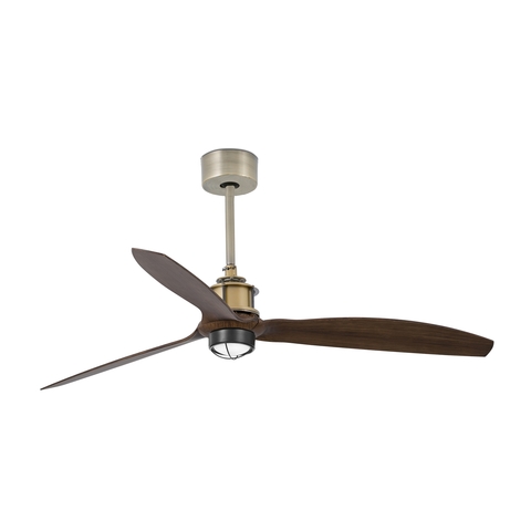 Потолочный вентилятор Deco Fan LED золотой/деревянный