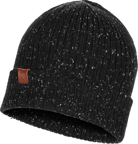 Картинка шапка вязаная Buff Hat Knitted Kort Black - 1