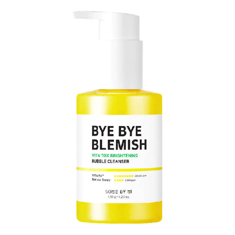 Очищающий пузырьковый гель для умывания Some by Mi Bye Bye Blemish Vita Tox Bubble Cleanser, 120 гр