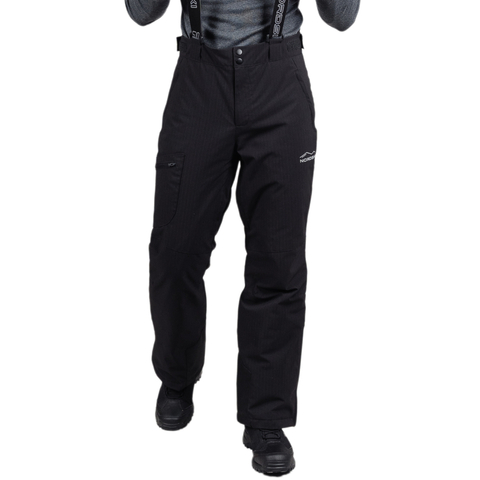 Элитные Горнолыжные брюки Nordski Lavin 2.0 Black мужские с высокой спинкой