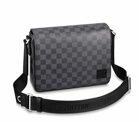 Сумка Louis Vuitton District PM, серый