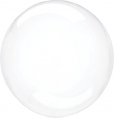 К Deco Bubble (Бабл), 36''/91 см, Прозрачный, Плоский, 1 шт. (В черной упаковке)