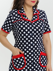 4572 Халат на пуговицах