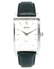 Hugo Boss Leather Black Strap Watch