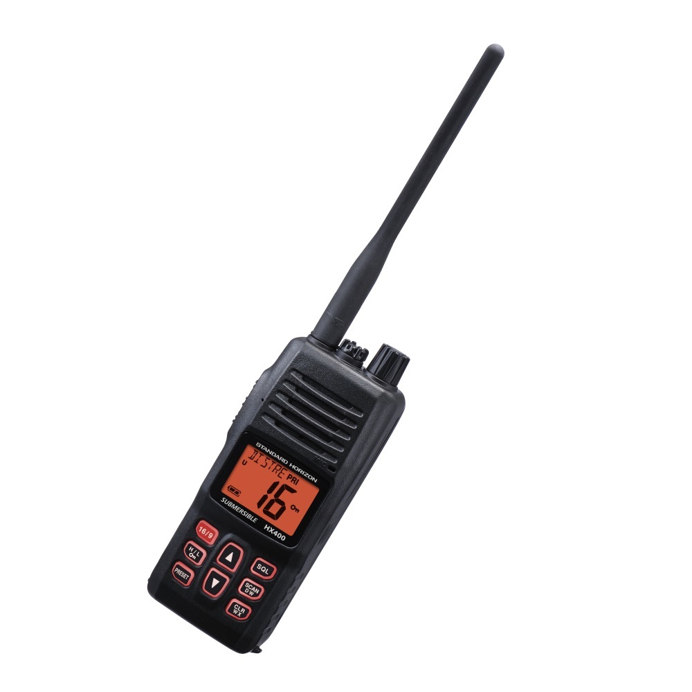 HX400E handheld radio with PMR channels Standard Horizon