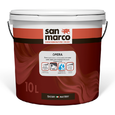 Глубоко-матовая краска для стен Opera San Marco