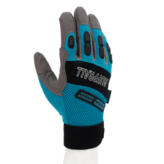 90318 Перчатки универсальные комбинированные, c защитными накладками, STYLISH, размер М (8)// Gross