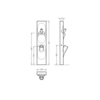 ArtCeram OSC002 01 00 bi Акция ArtCeram SOTTO UP Керамическая система с держателем туалетной бумаги, 20х95 см,   цвет белый. (акция на товар из наличия)