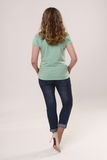 Футболка для беременных 10525 ментол/кеды