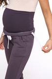 Утепленный спортивный костюм для беременных и кормящих 11885 темно-сливовый