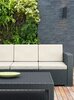 Комплект пластиковой плетеной мебели Monaco Lounge Set XL, антрацит