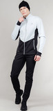 Элитная утеплённая лыжная куртка Nordski Pro Pearl Blue/Black