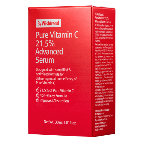 By Wishtrend Pure vitamin c 21.5% advanced serum Сыворотка для лица с витамином С