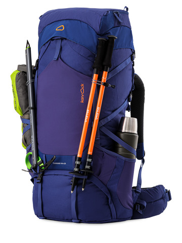 Картинка рюкзак туристический Kanrock Charger 90+15 Deep Blue/Blue - 15