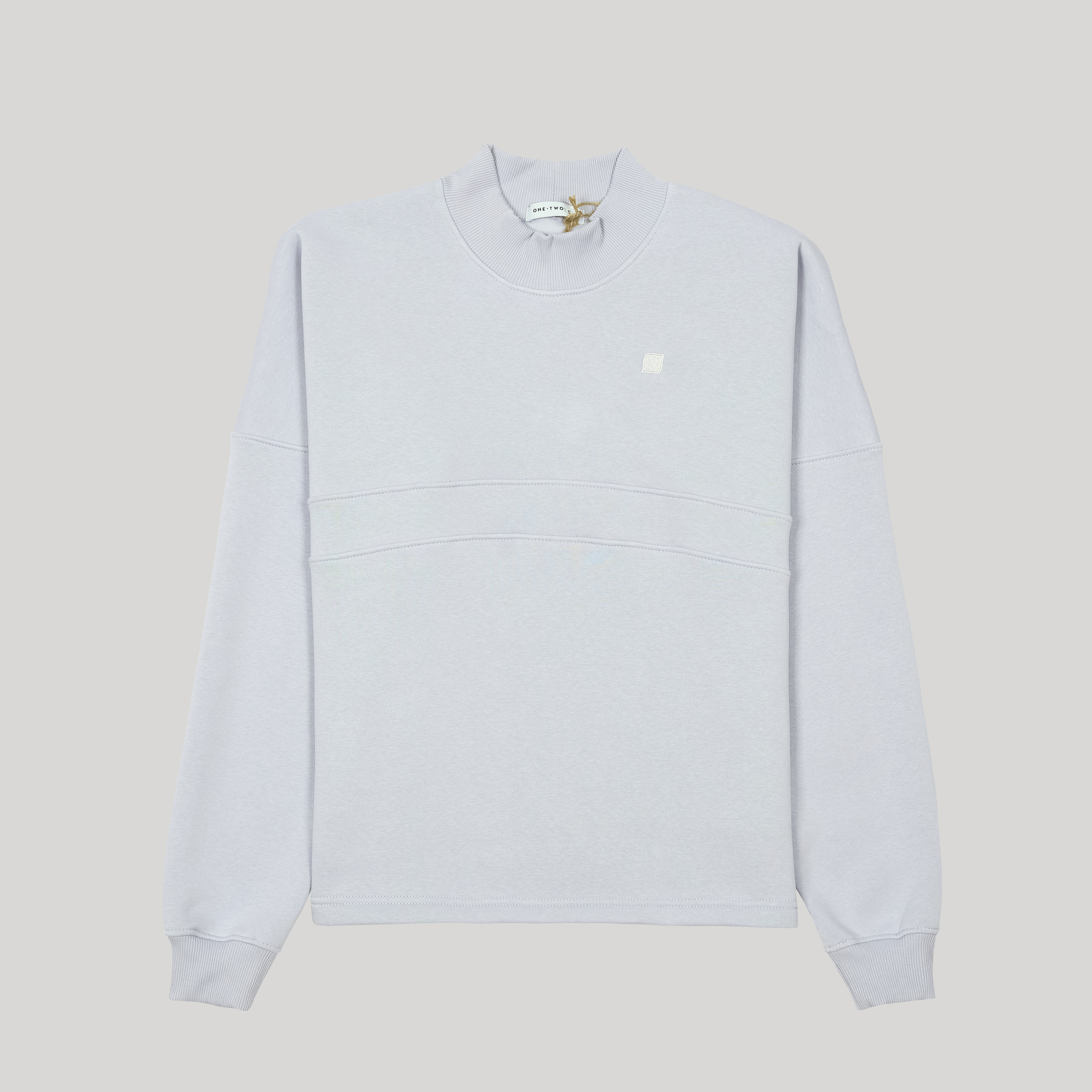 High Neck Sweatshirt Icelandic Blue 