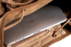 Винтажный Рюкзак из ткани Virginland 96 khaki