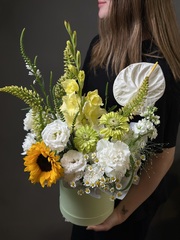 Цветы в коробке «Полевые мотивы»