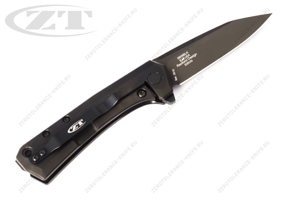 Нож Zero Tolerance 0808BLK First 10 Rexford - фотография 