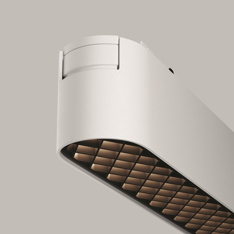 Трековый светильник Maytoni Basis grid TR084-1-12W4K-W