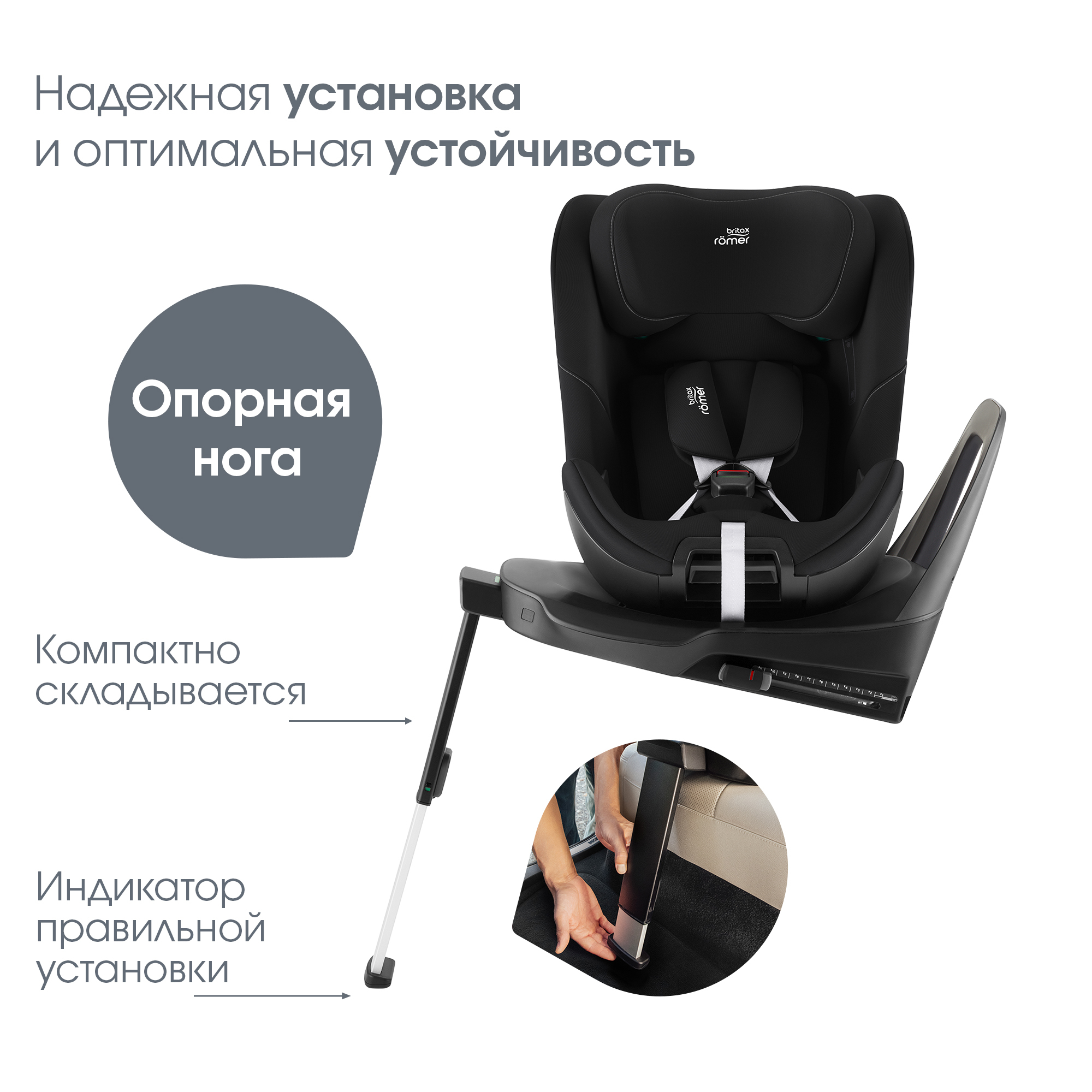 Britax Roemer SWIVEL 2, Space Black
