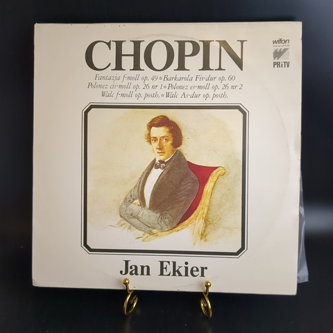Frederic Chopin , Фридерик Шопен виниловая пластинка Jan Ekier фортепиано, LP классика, винтаж Польша, WIFON made in Poland