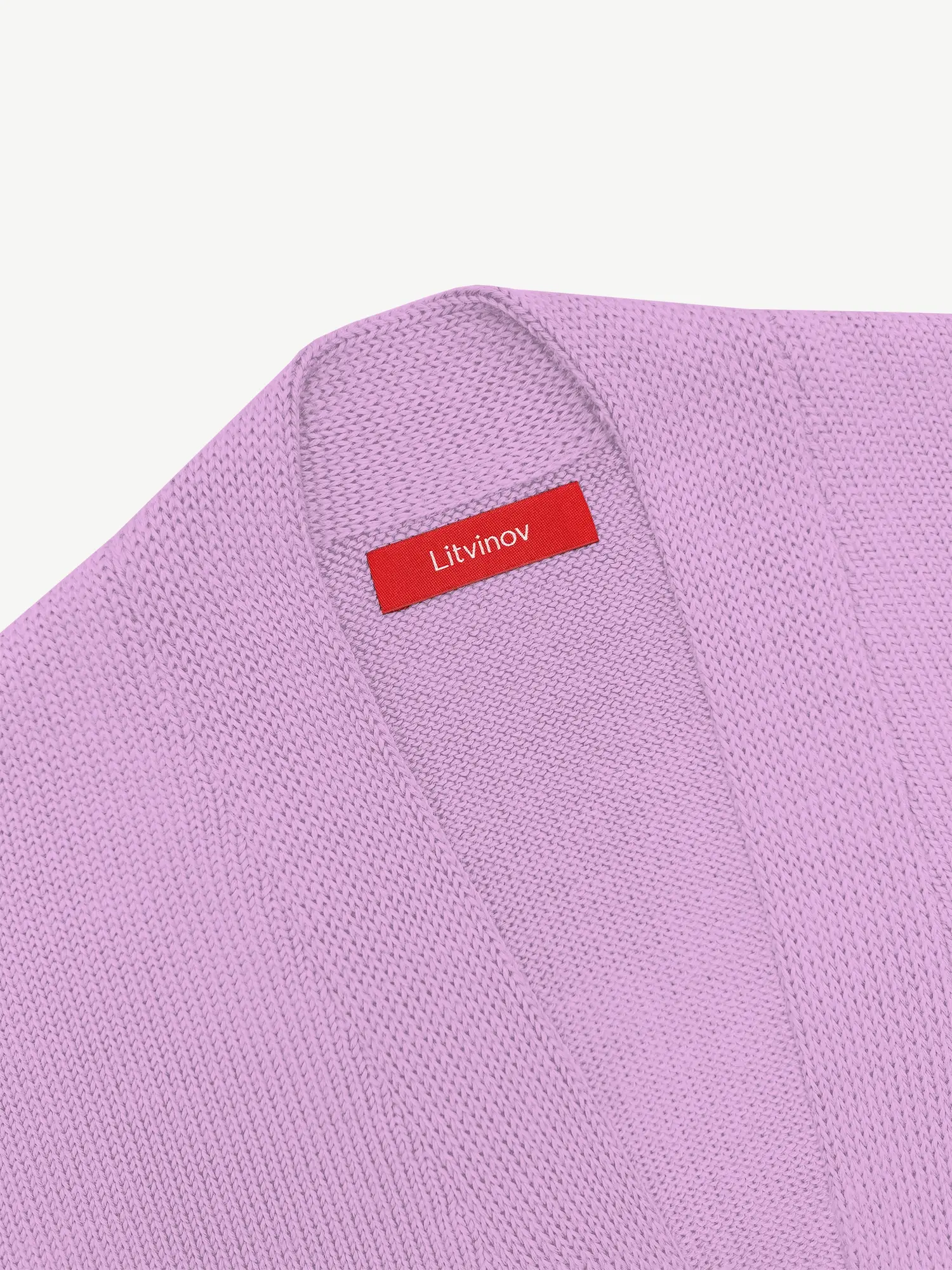 Кардиган с планкой из экохлопка