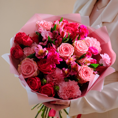 Нежный букет "От сердца к сердцу" #202