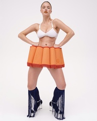 Гольфы с бахромой Богатый синий